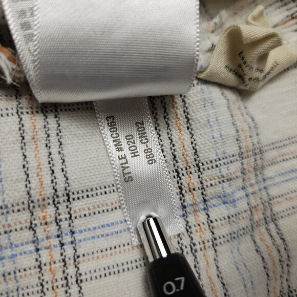 MADEWELL Ex-Boyfriend Corduroy Plaid Flannel Shirt MC063 Small Oversized Baggy - Picture 13 of 16